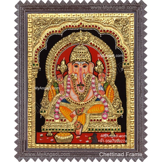 Ganesha Tanjore Painting