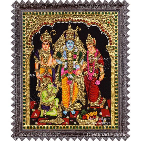 Ram Darbar Tanjore Painting