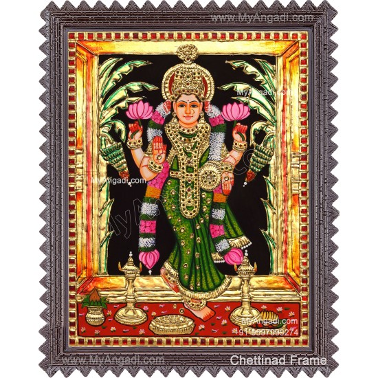 Graha Lakshmi Tanjore Painting