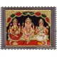 Ganesha Lakshmi Saraswathi Tanjore Painting