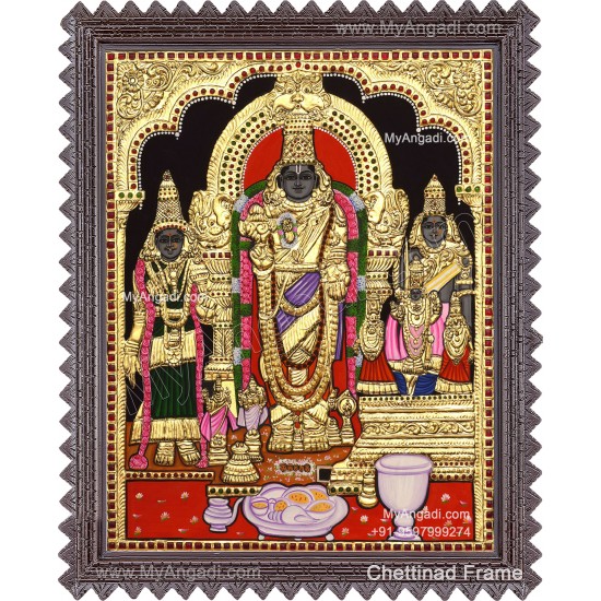 Parthasarathy Perumal Tanjore Painting