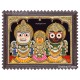 Jagannath - Krishna Balaram Subathra Tanjore Painting