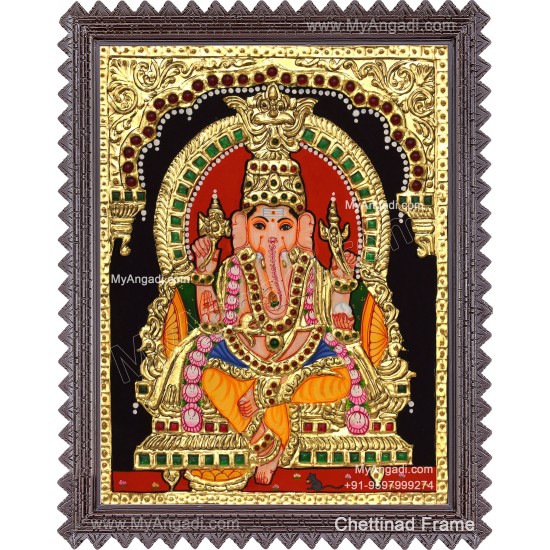 Ganesha Tanjore Painting