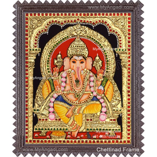 Ganesha Tanjore Painting