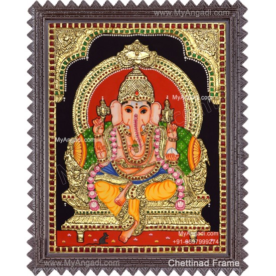 Ganesha Tanjore Painting