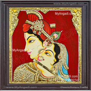 Radha Krishna Tanjore Paintings