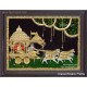 Geetha Saaram Tanjore Painting, Geetha Saram Tanjore Painting, Krishna Arjuna Chariot Tanjore Painting