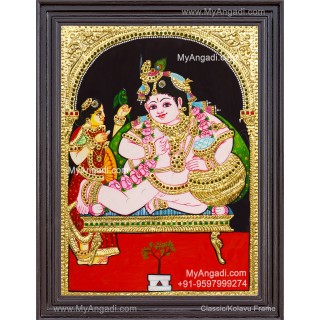 Krishna Tanjore Painting