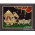 Geetha Saaram Tanjore Painting, Geetha Saram Tanjore Painting, Krishna Arjuna Chariot Tanjore Painting