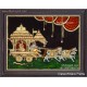 Geetha Saaram Tanjore Painting, Geetha Saram Tanjore Painting, Krishna Arjuna Chariot Tanjore Painting