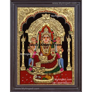 Samayapuram Mariyamman Tanjore Painting