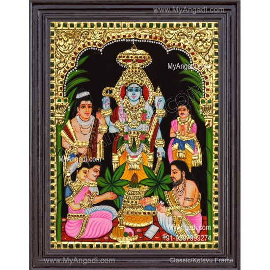 Sathya Narayana Tanjore Painting