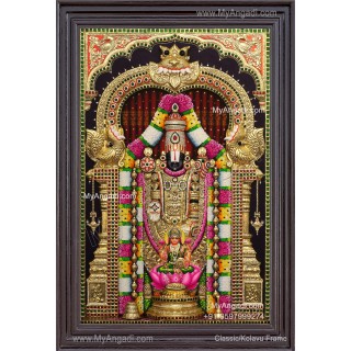 Balaji Lakshmi 3d Tanjore Painting