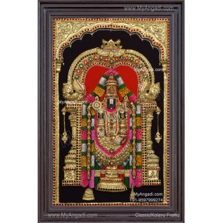 venkateshwara 3d Tanjore Painting