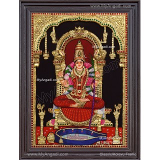 Kamatchi Amman Tanjore Painting