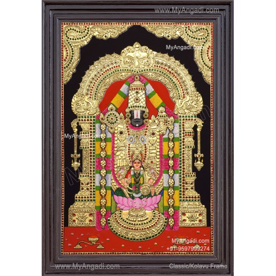 Balaji Lakshmi Tanjore Painting