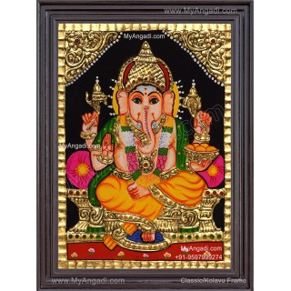 Ganapathi Tanjore Painting 