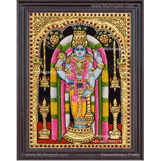Guruvayoorappan Tanjore Painting