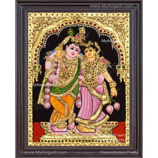 Radha Krishna Tanjore Paintings