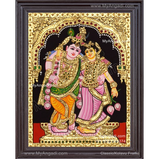 Radha Krishna Tanjore Paintings
