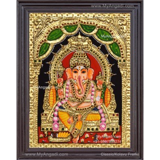 Ganesha Tanjore Painting