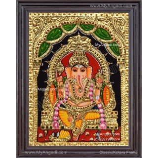 Ganapathi Tanjore Painting Tanjore Painting