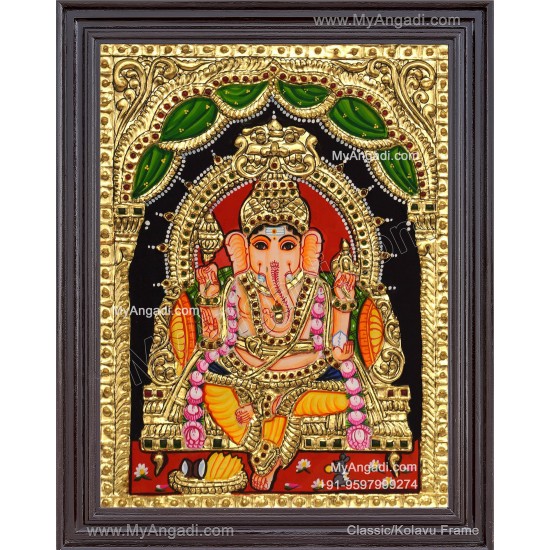 Ganapathi Tanjore Painting Tanjore Painting