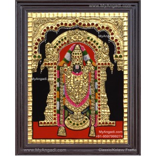 Venkateshwara  Swamy Tanjore Painting