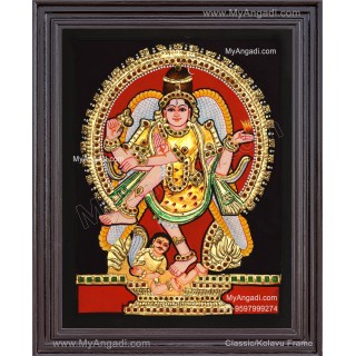 Natarajar Dance Tanjore Painting, Nataraja Tanjore Painting