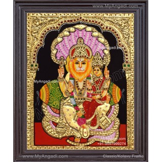 Lakshmi Narasimhar Tanjore Painting