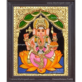 Ganesha Tanjore Painting