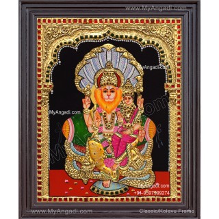 Lakshmi Narasimhar Tanjore Painting