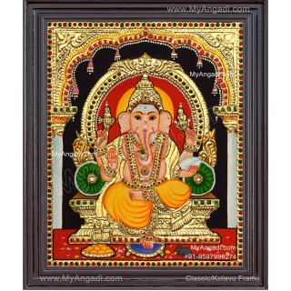 Ganesha Tanjore Painting