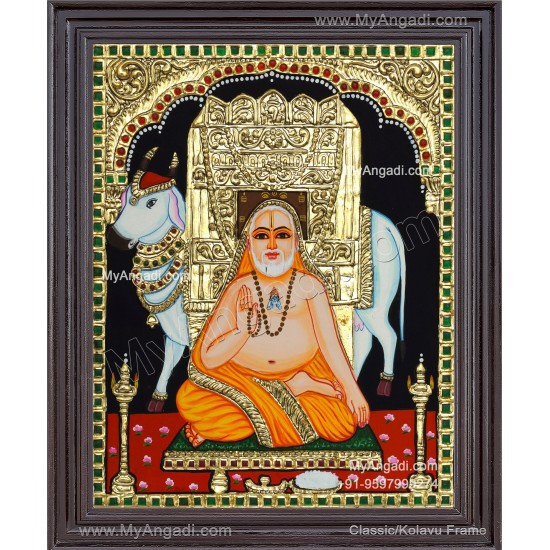 Ragavendra Tanjore Painting, Saint Tanjore Painting