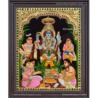 Sathya Narayana Swami Tanjore Painting