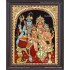 Shivan Family Tanjore Painting