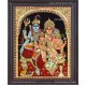 Shivan Family Tanjore Painting