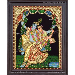 Radha Krishna Tanjore Paintings