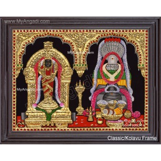Vaitheeswaran Thaiyal Nayagi Tanjore Painting