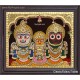 Jagannath - Krishna Balaram Subathra Tanjore Painting