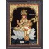 Embossed Saraswathi  3D Tanjore Painting