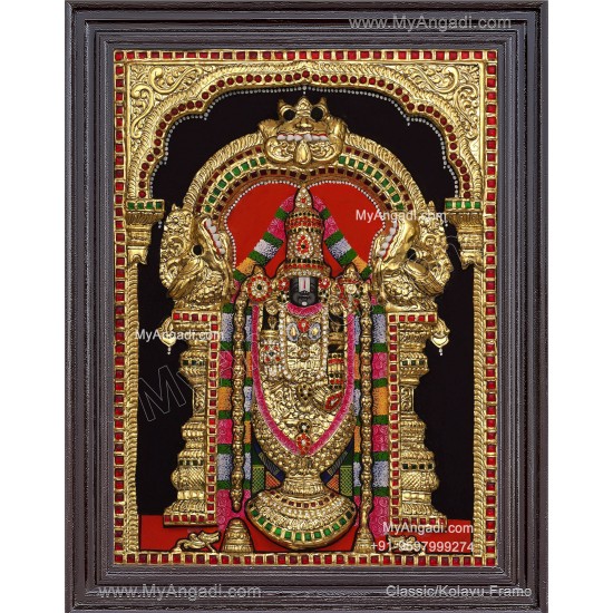 Balaji 3d Tanjore Painting