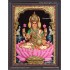 Gajalakshmi 3d Embossed Tanjore Painting