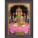 Gajalakshmi 3d Embossed Tanjore Painting