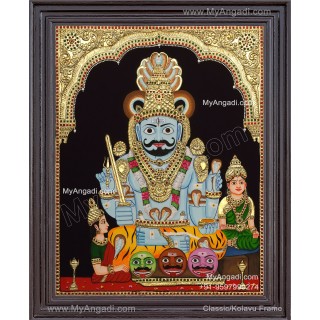 Komuravelli Mallanna Swamy Tanjore Paintings 