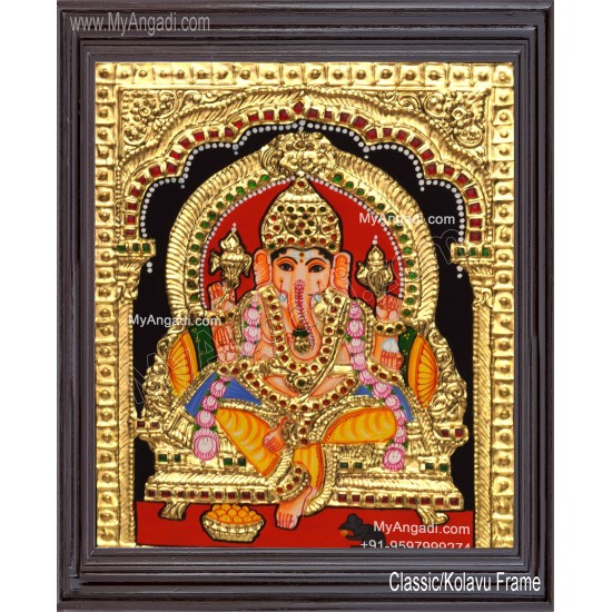 Ganesha Tanjore Painting