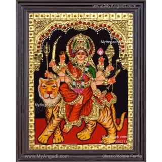 Durga Devi Tanjore Painting