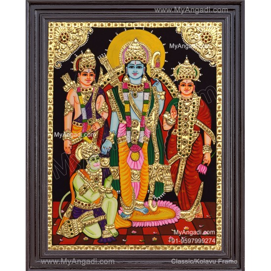 Ram Darbar Tanjore Painting