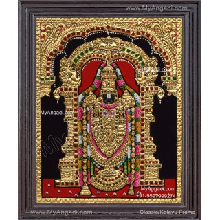 Venkateshwara  Swamy Tanjore Painting
