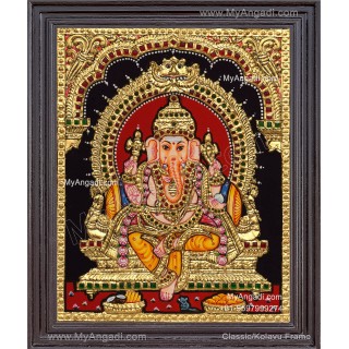 Ganapathi Tanjore Painting 